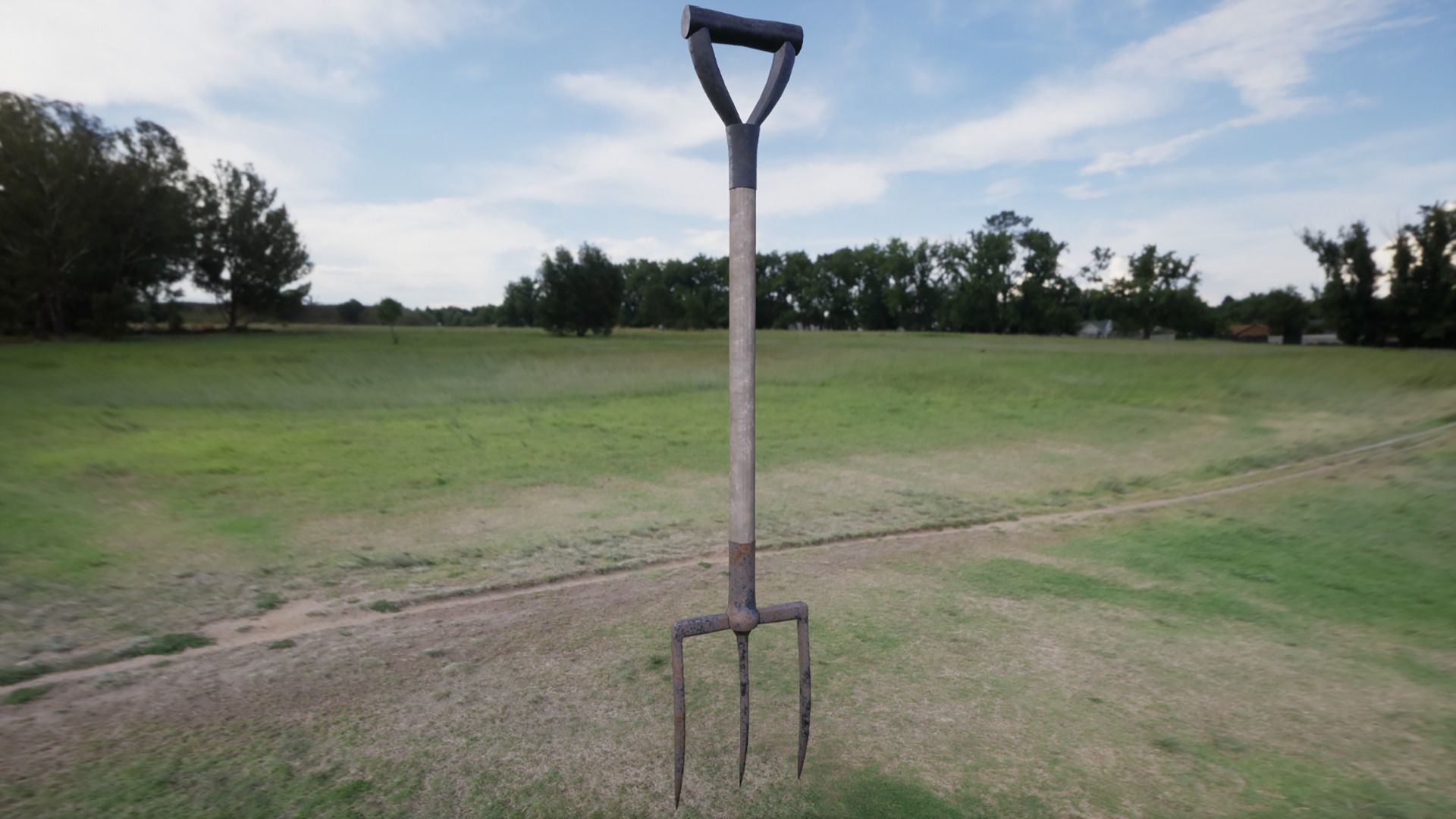 Farmer Tools Pack 3 Low-poly 3D model_12