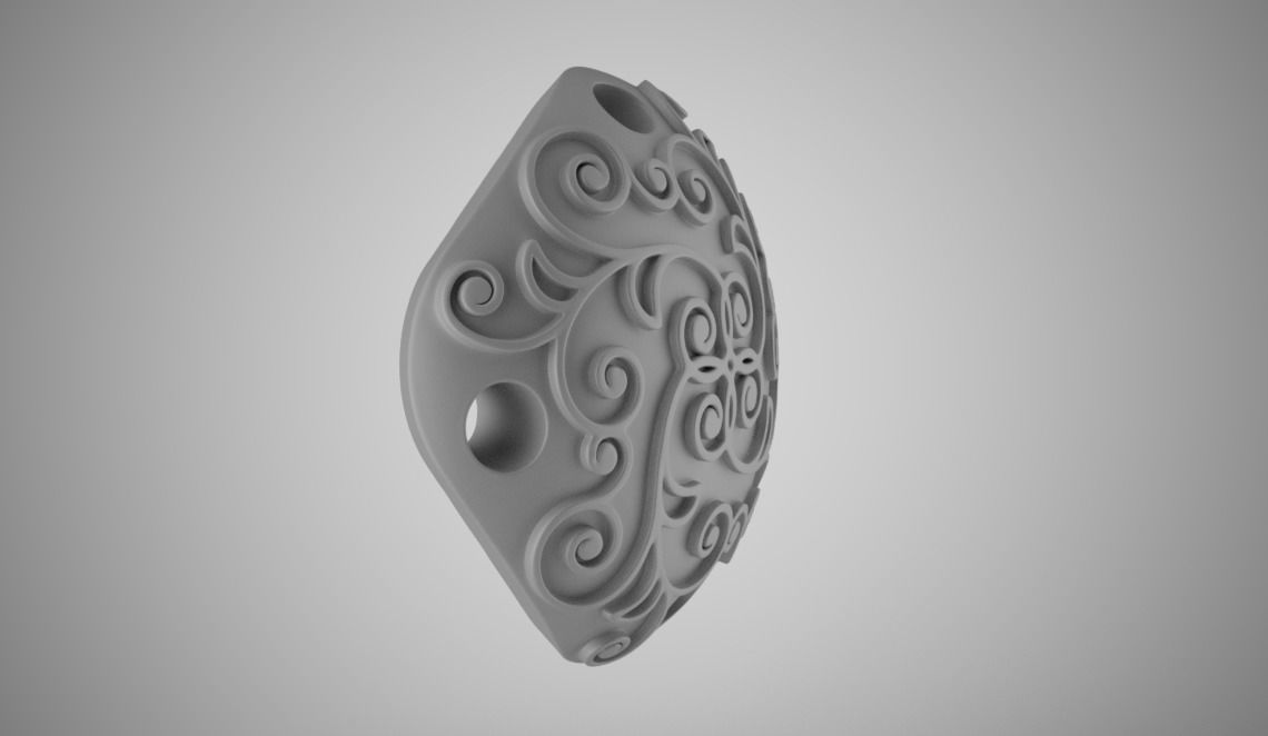 Perforated Beads 3D print model_3