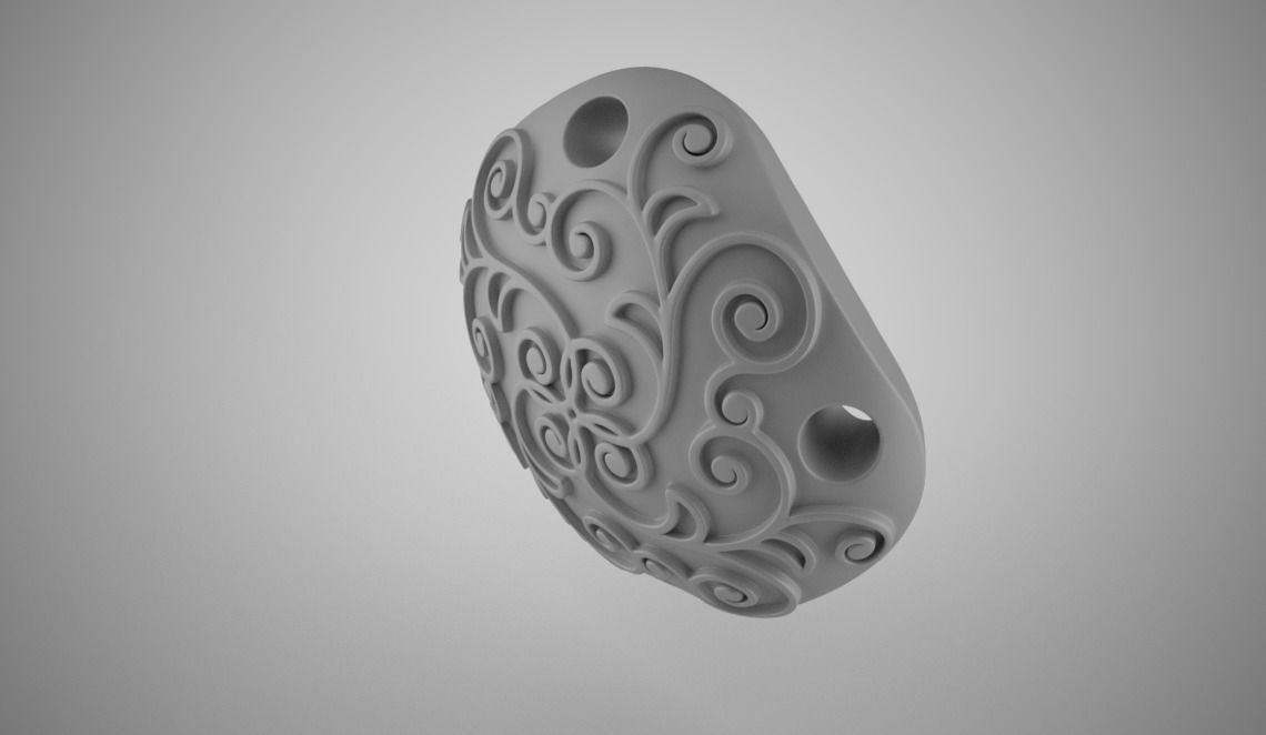 Perforated Beads 3D print model_7