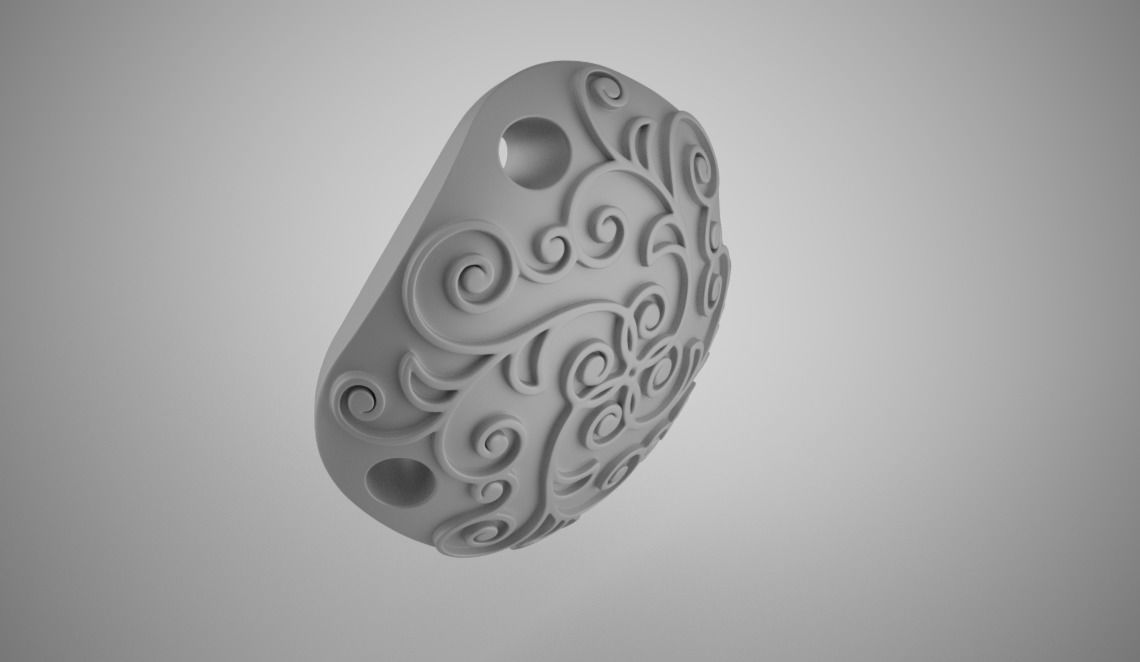 Perforated Beads 3D print model_8