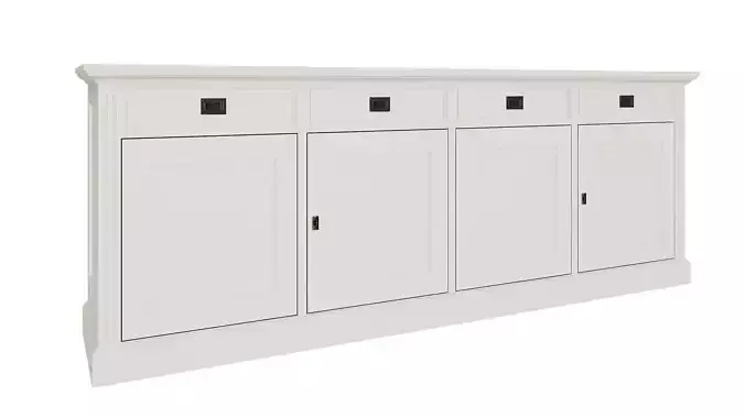 White cabinets