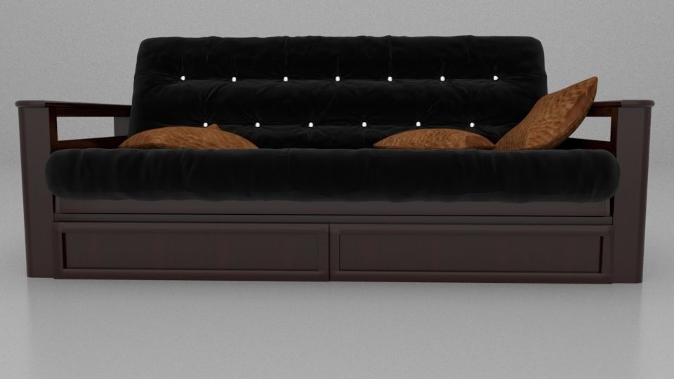 A Modern Sofa 3D model_2