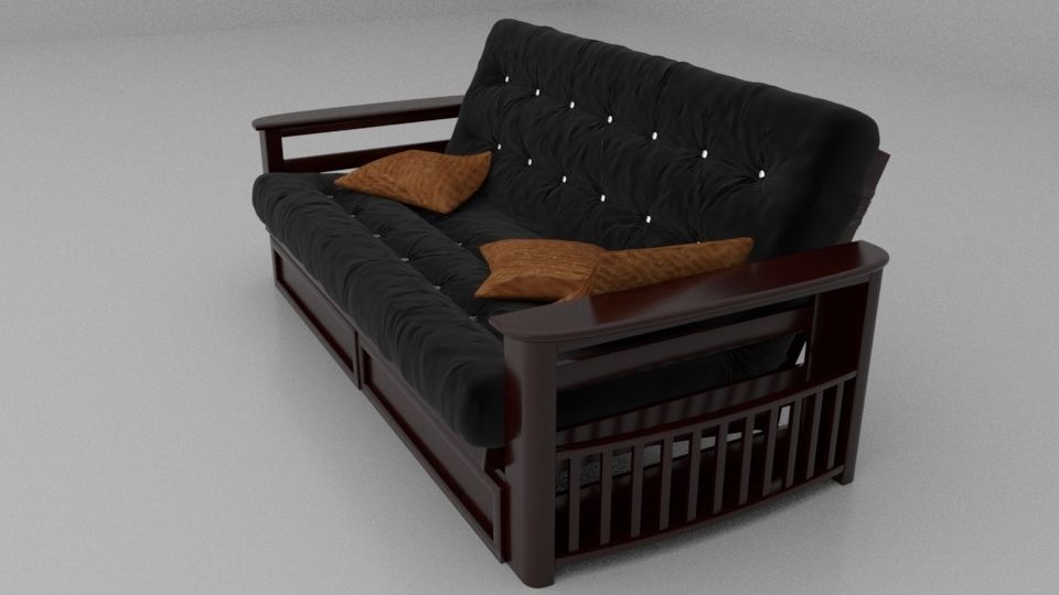 A Modern Sofa 3D model_5
