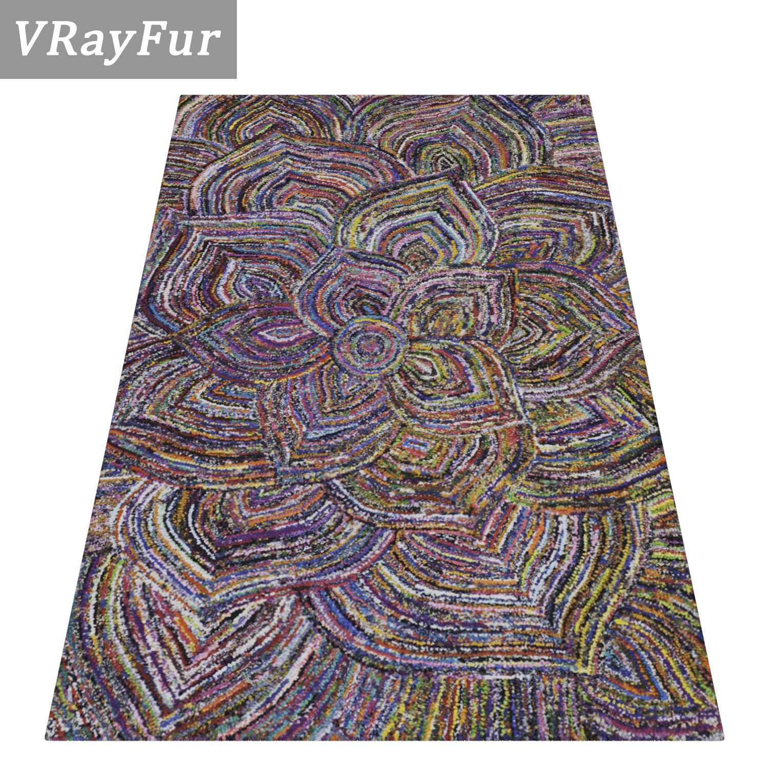 Rug Set 354 3D model_2