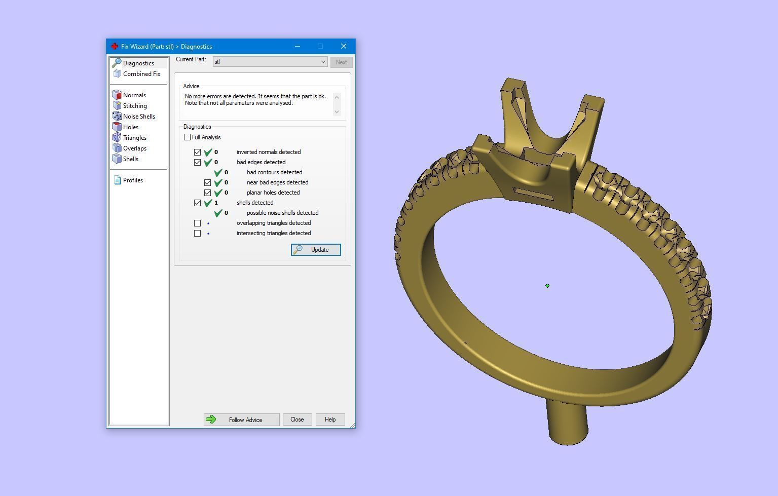 Gold N754 3D print model_5