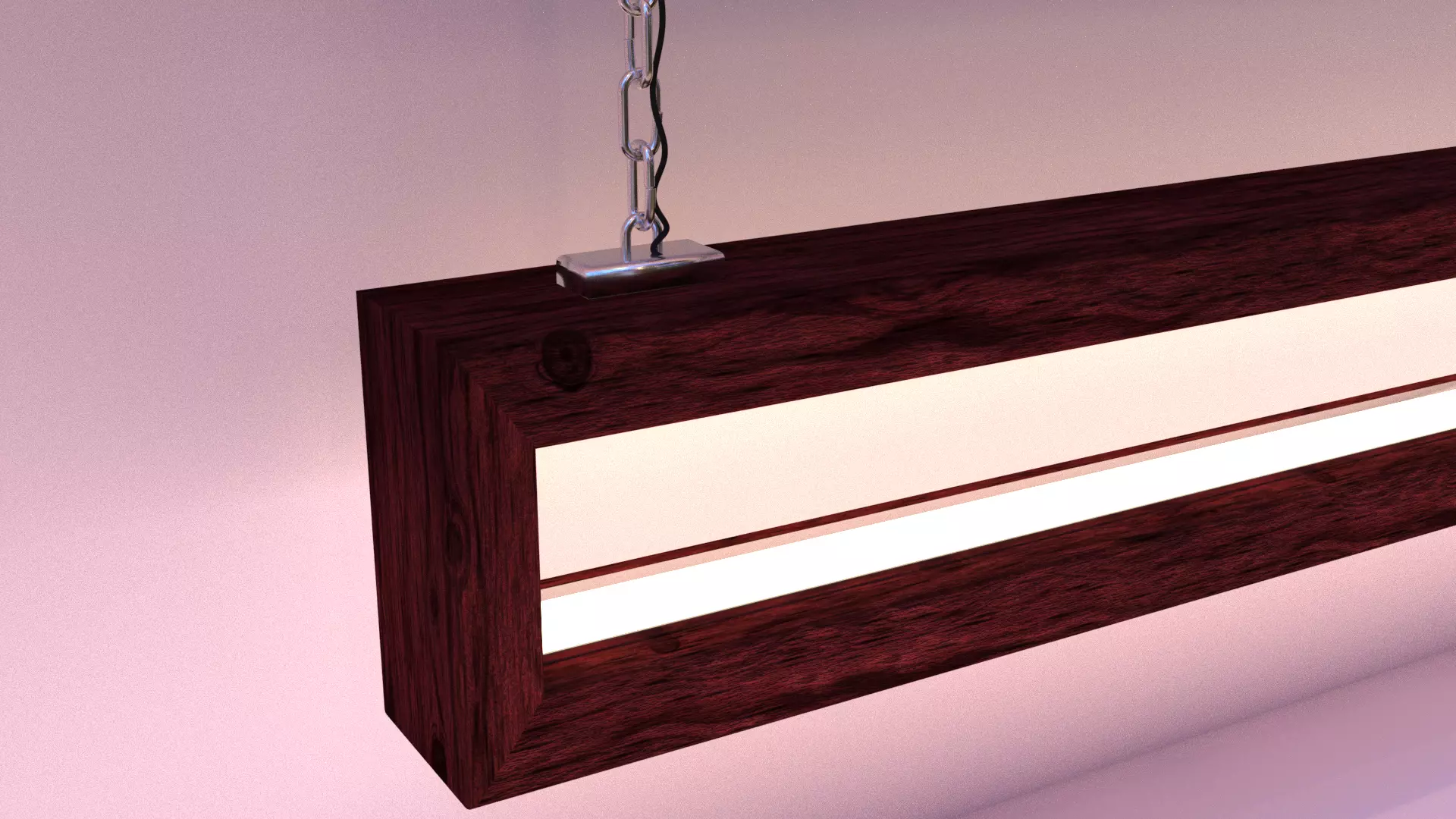 Woden lamp Free 3D model
