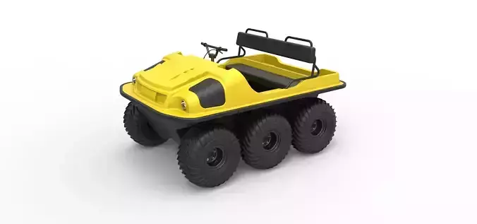 Argo 750 HD 6x6 3D model