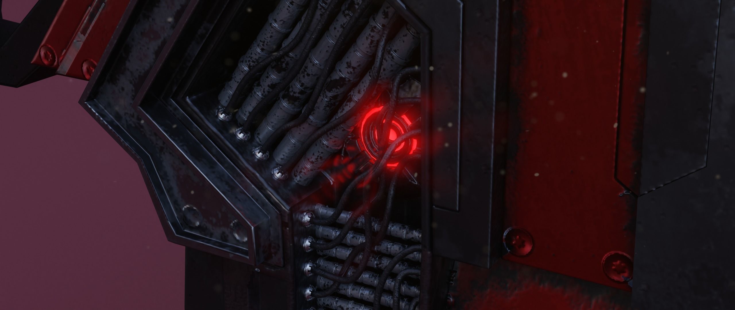 Sci-fi Heavy Handgun 3D model_7