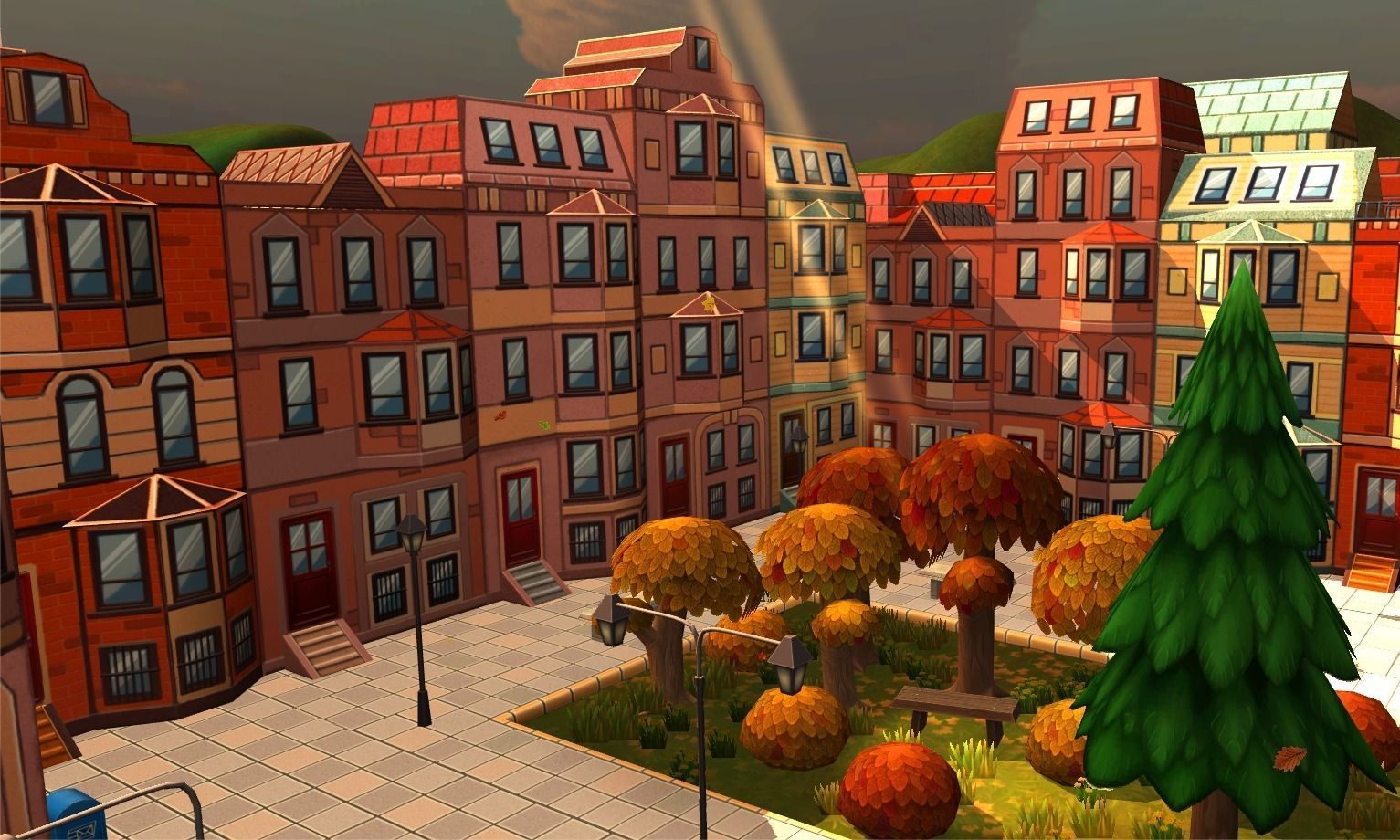 Cartoon City Mega-Pack Low-poly 3D model_0