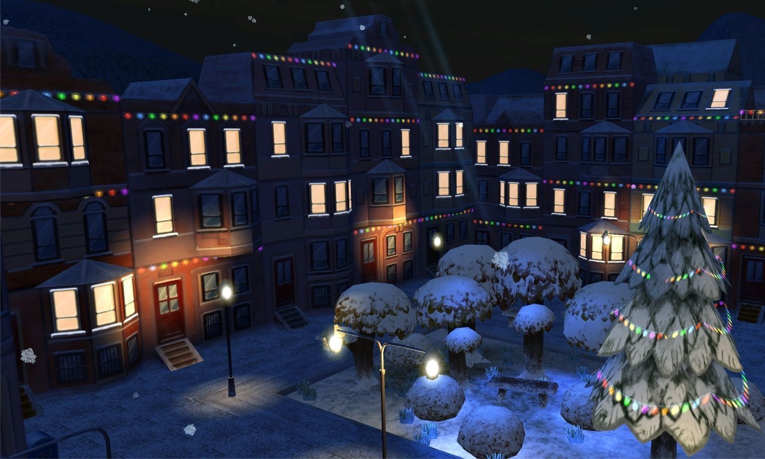 Cartoon City Mega-Pack Low-poly 3D model_7