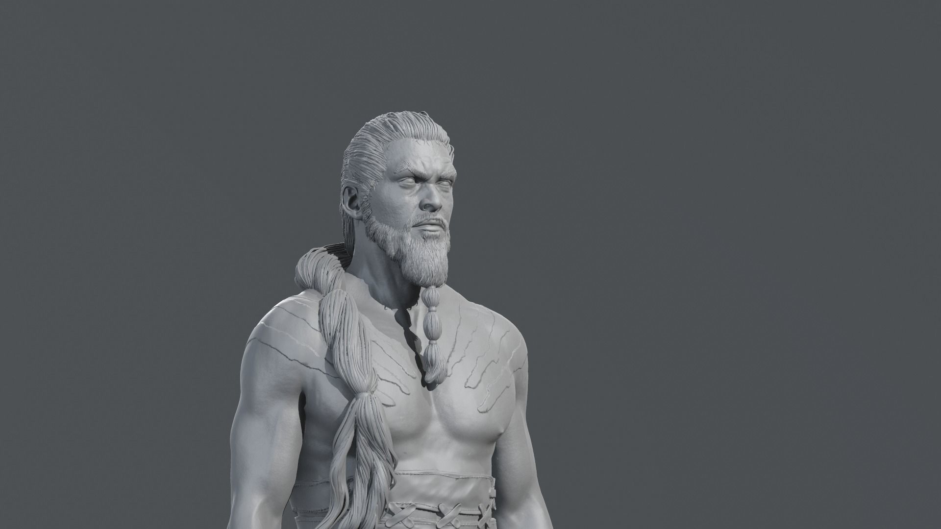 Jason Momoa - Khal Drogo - Game of Thrones 3D print model_1