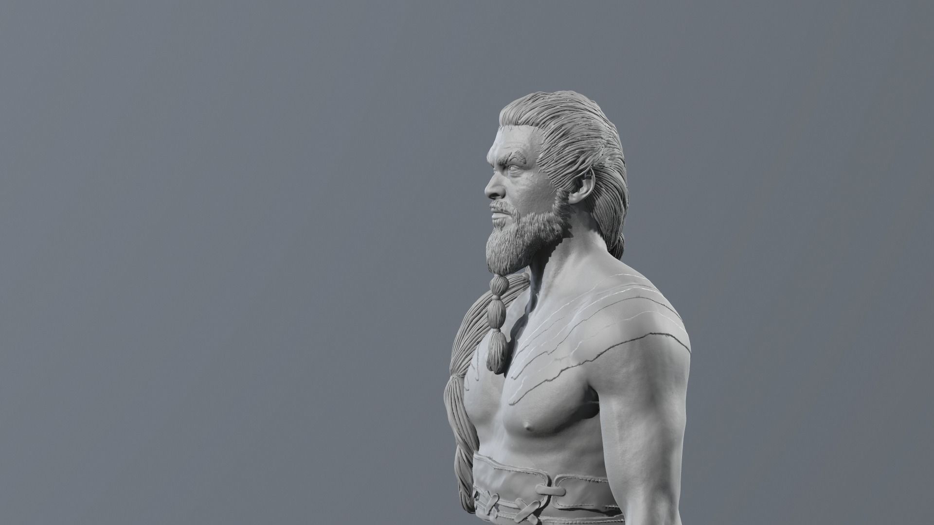 Jason Momoa - Khal Drogo - Game of Thrones 3D print model_4