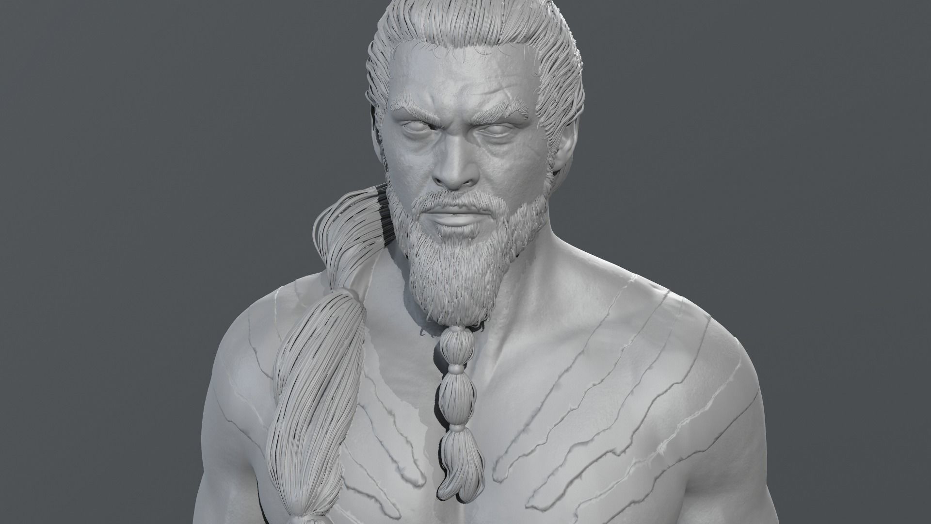 Jason Momoa - Khal Drogo - Game of Thrones 3D print model_13