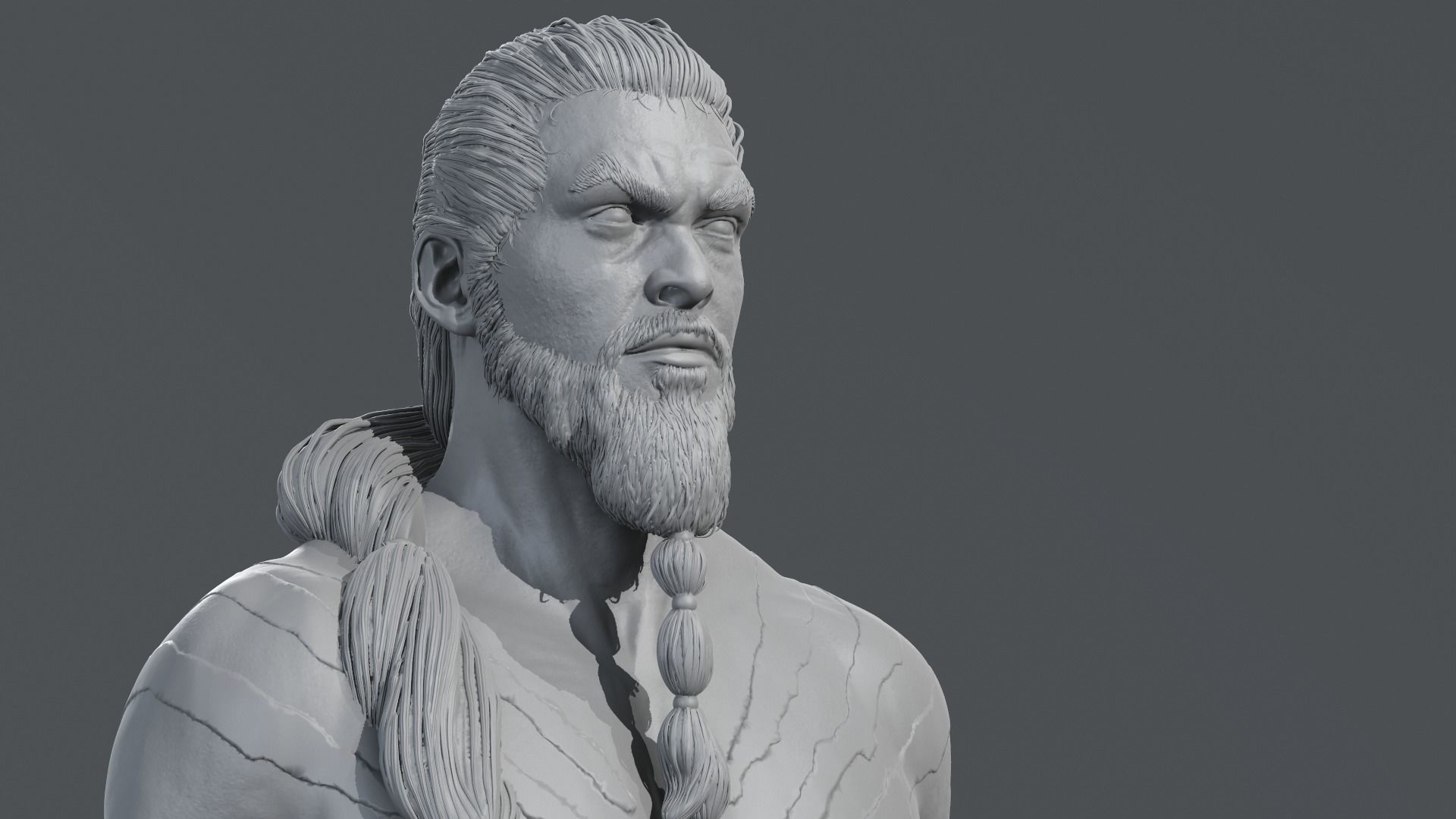 Jason Momoa - Khal Drogo - Game of Thrones 3D print model_14