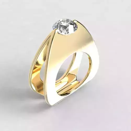 Anillo Solitario solitaire wedding ring