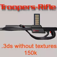 Sci-Fi Gun Free 3D model