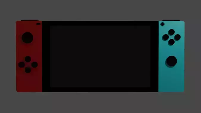 Low-Poly Nintendo Switch-No textures