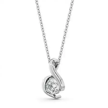 stl file diamond pendant on chain