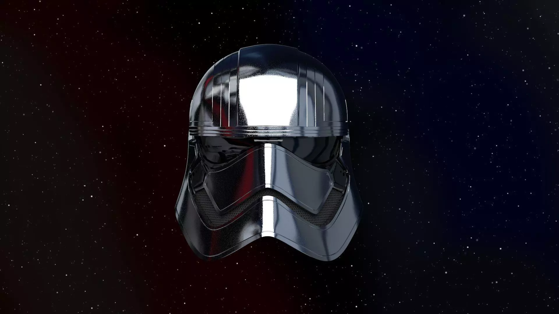 Captain Phasma helmet 3d printable 3D print model_0