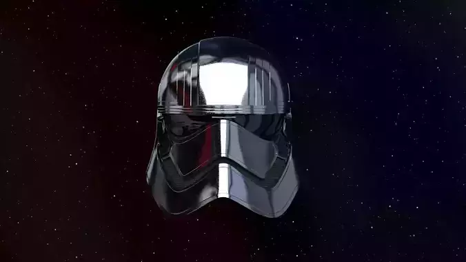 Captain Phasma helmet 3d printable