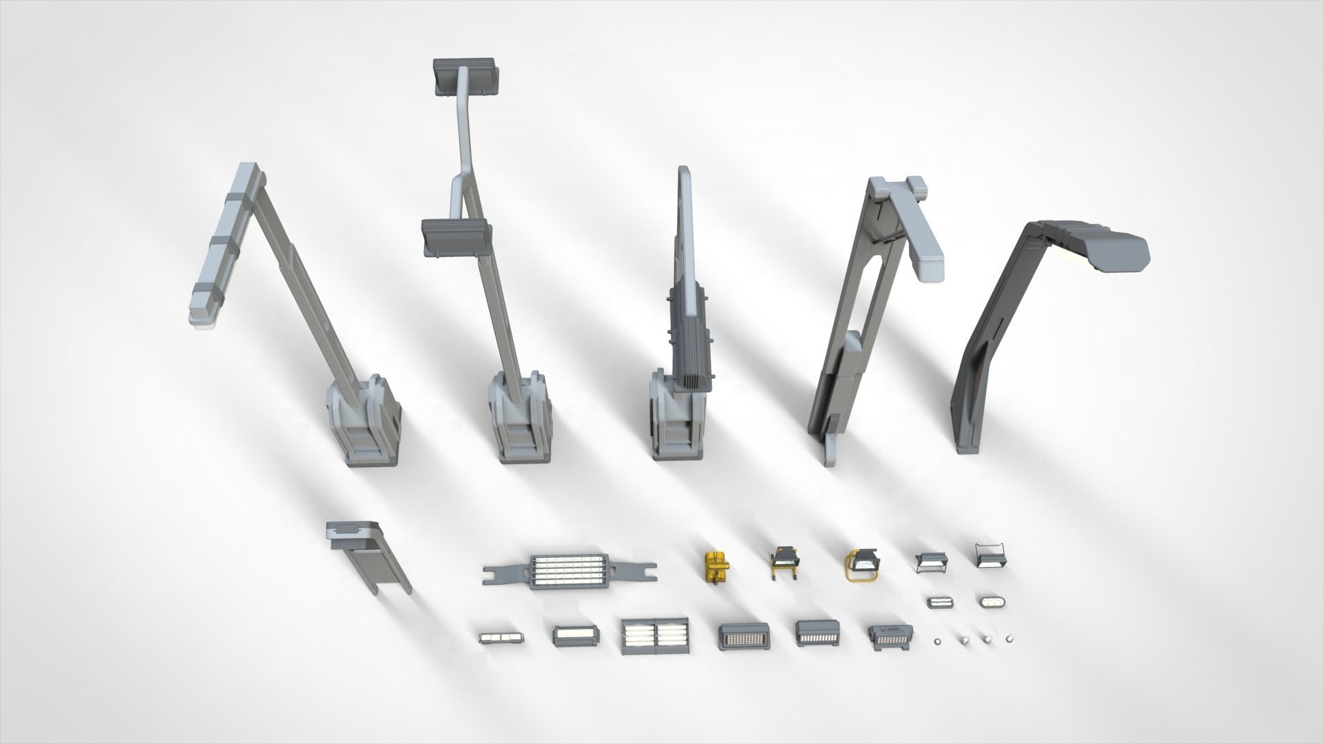 sci fi lighting 3 3D model_3