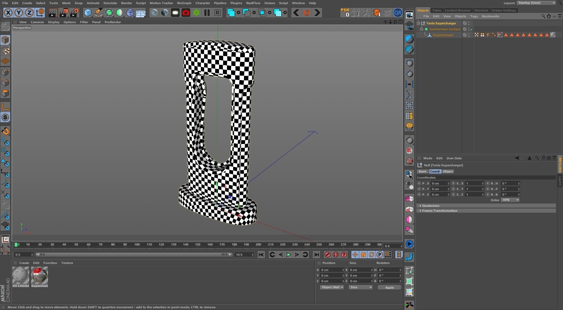 Tesla Supercharger Low-poly 3D model_17