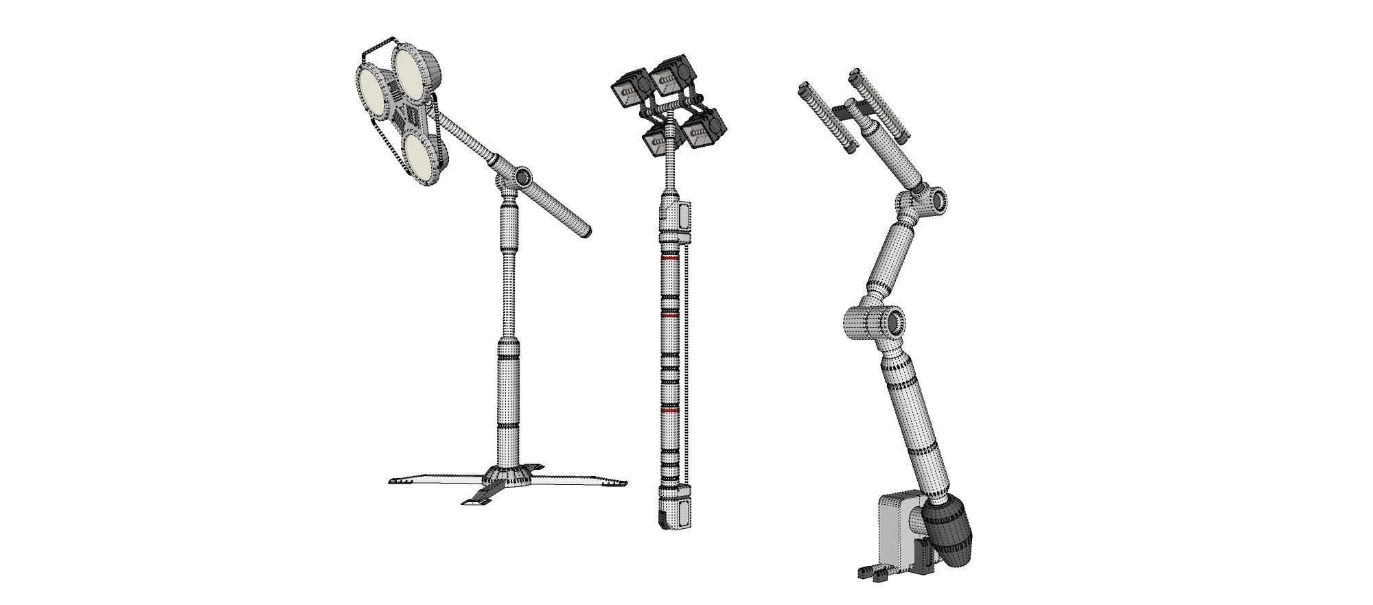 sci fi lighting 4 3D model_29