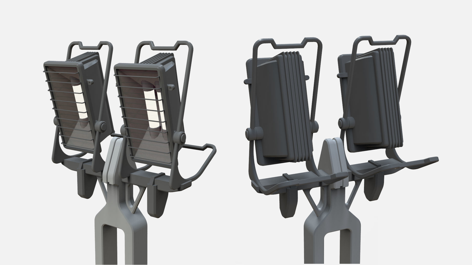 sci fi lighting 4 3D model_8