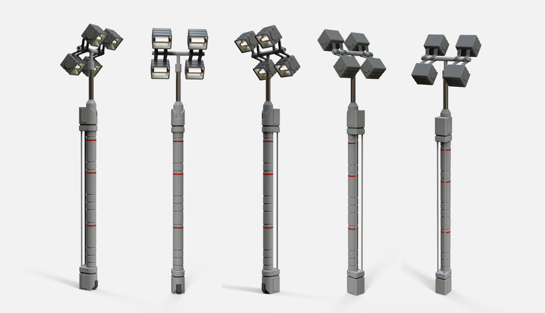 sci fi lighting 4 3D model_16