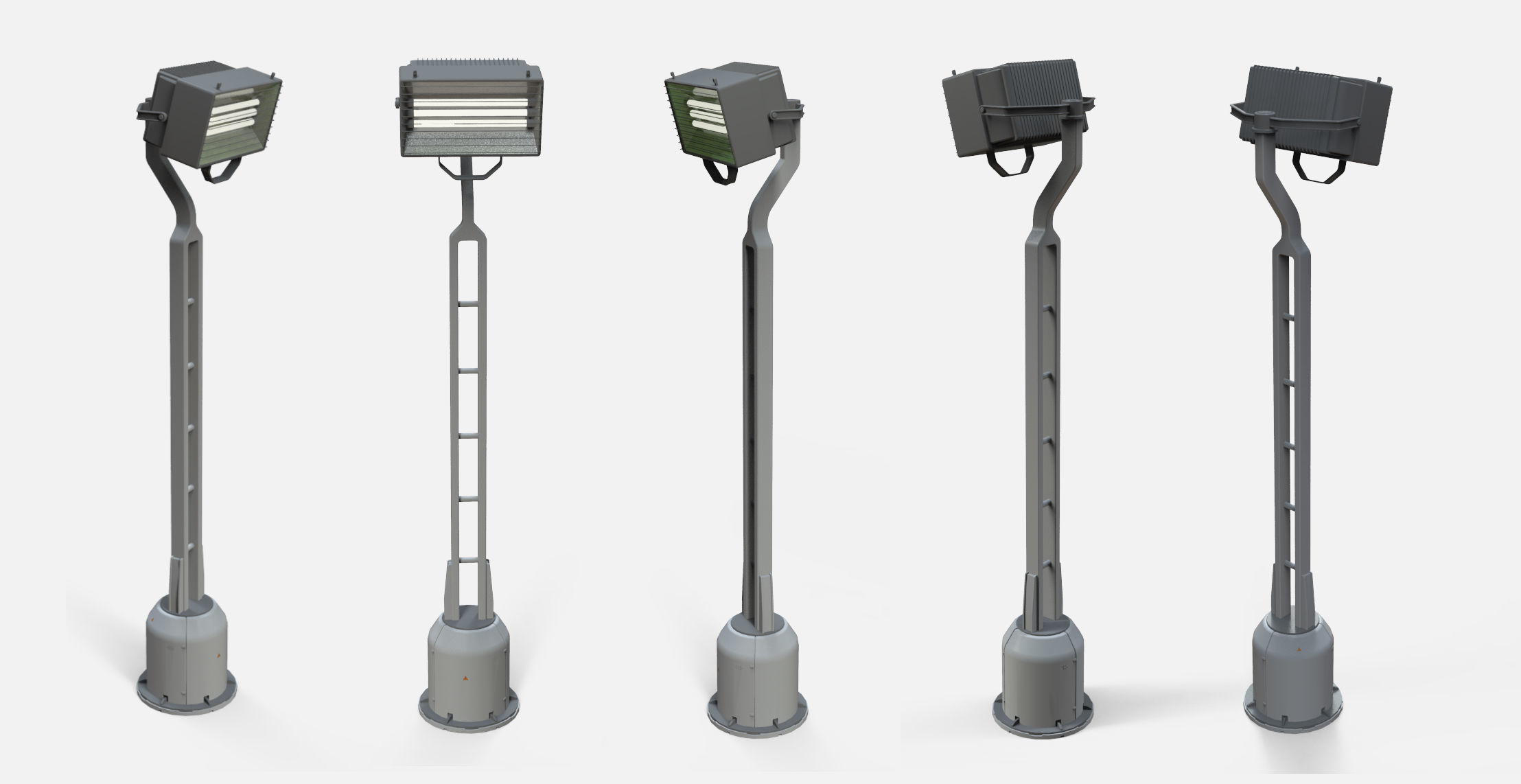 sci fi lighting 4 3D model_4