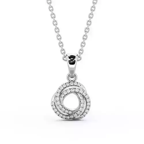 stl file diamond pendant gold