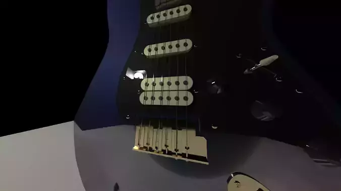 Fender Stratocaster HSS photorealistic