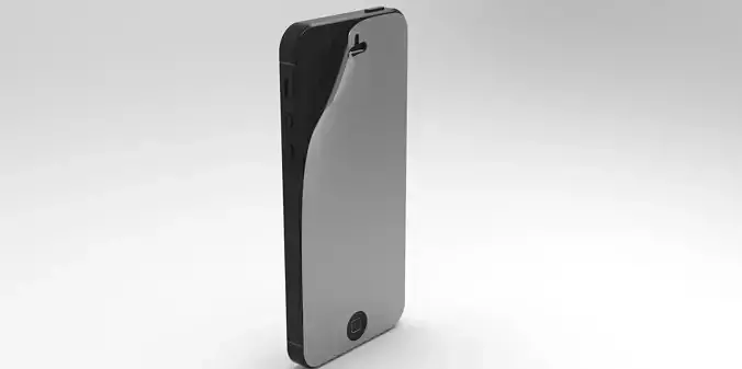 Iphone 5 with privacy screen guard