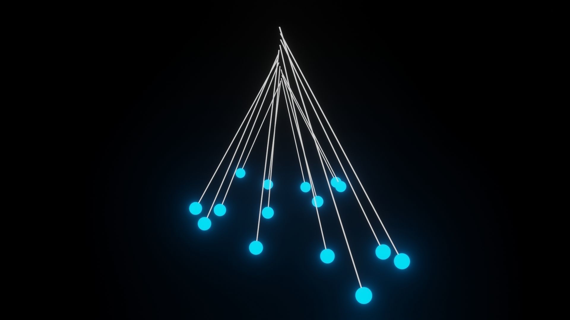 Pendulum Wave Low-poly 3D model_6