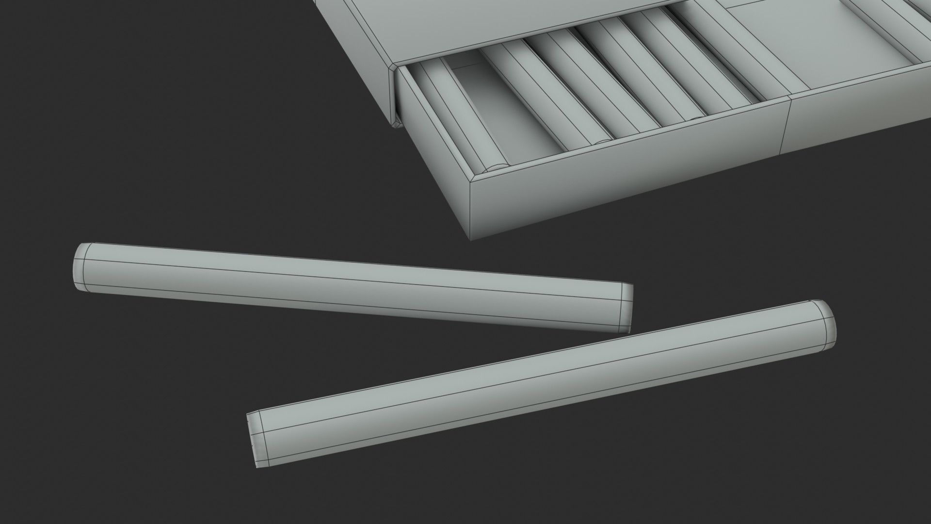 German Cigarettes WWII Low-poly 3D model_22