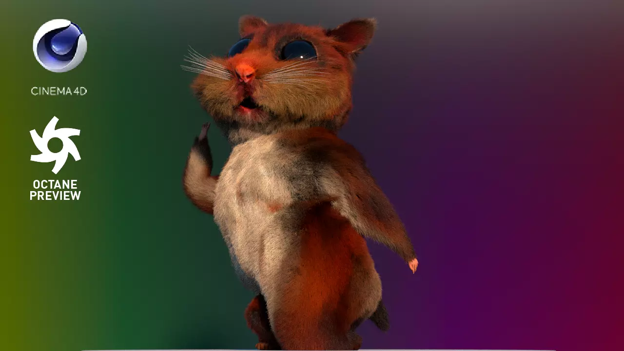 THE MIGHTY HAMSTER PROJECT Low-poly 3D model_0