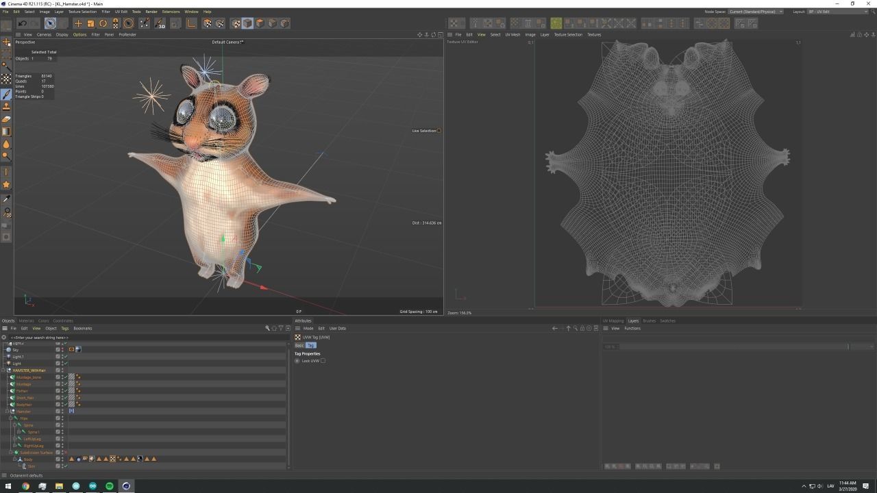 THE MIGHTY HAMSTER PROJECT Low-poly 3D model_14