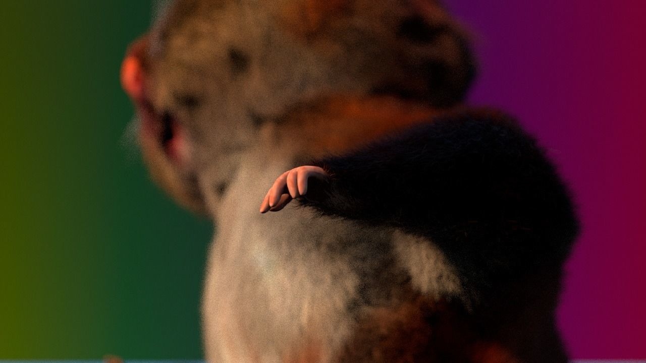 THE MIGHTY HAMSTER PROJECT Low-poly 3D model_5
