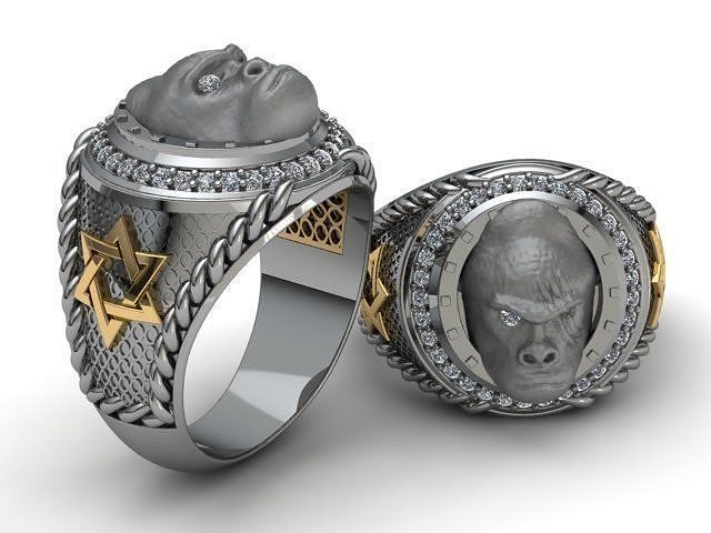 men ring print model  3D print model