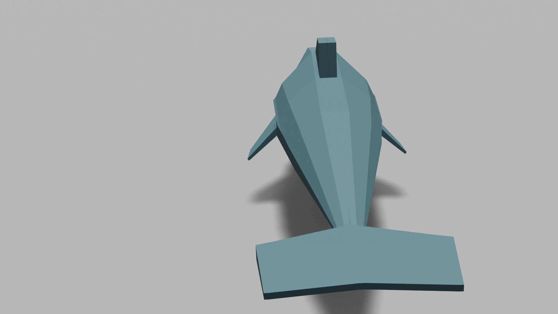 LowPoly Dolphin Low-poly 3D model_4