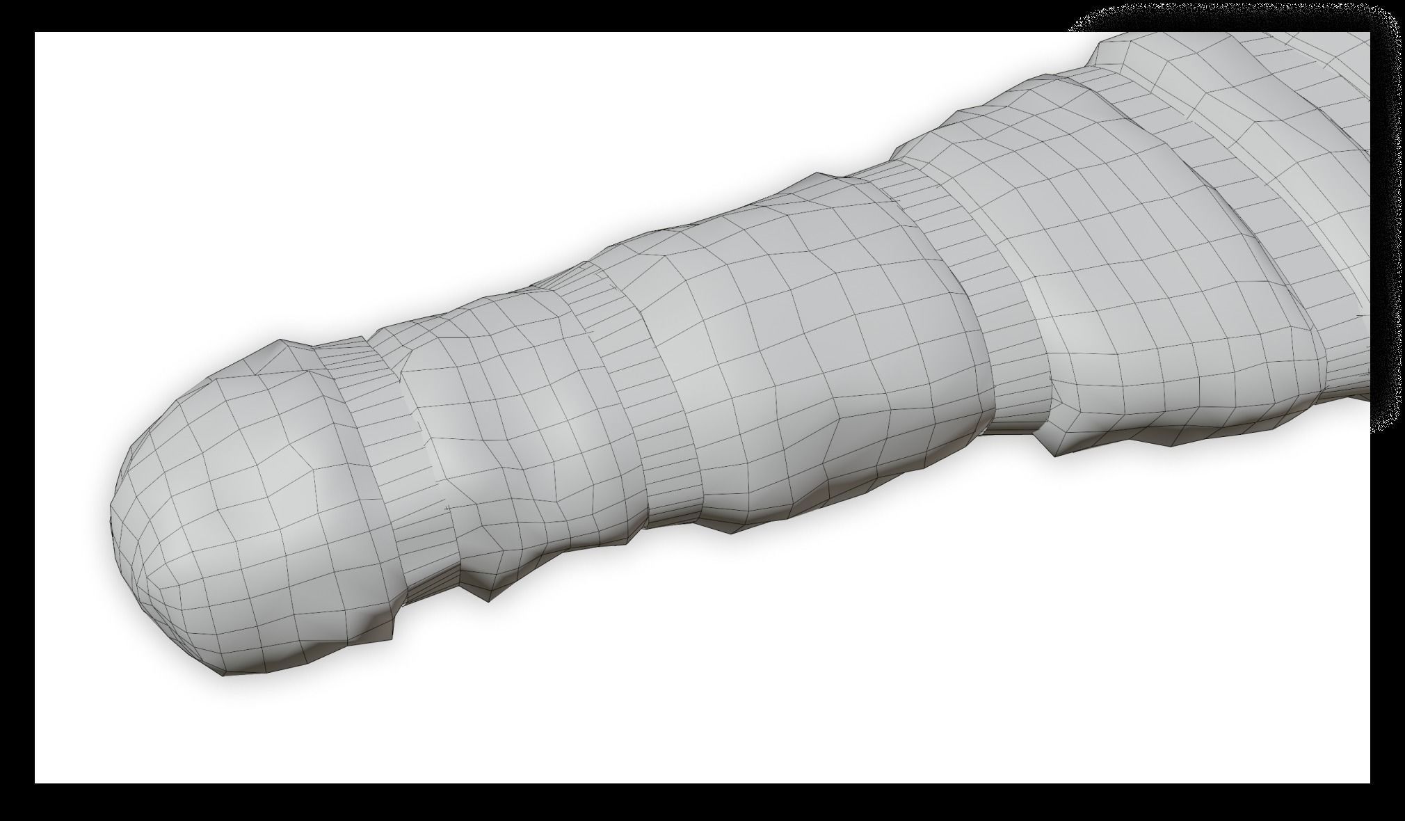 Dead body in the bag 3D model_6