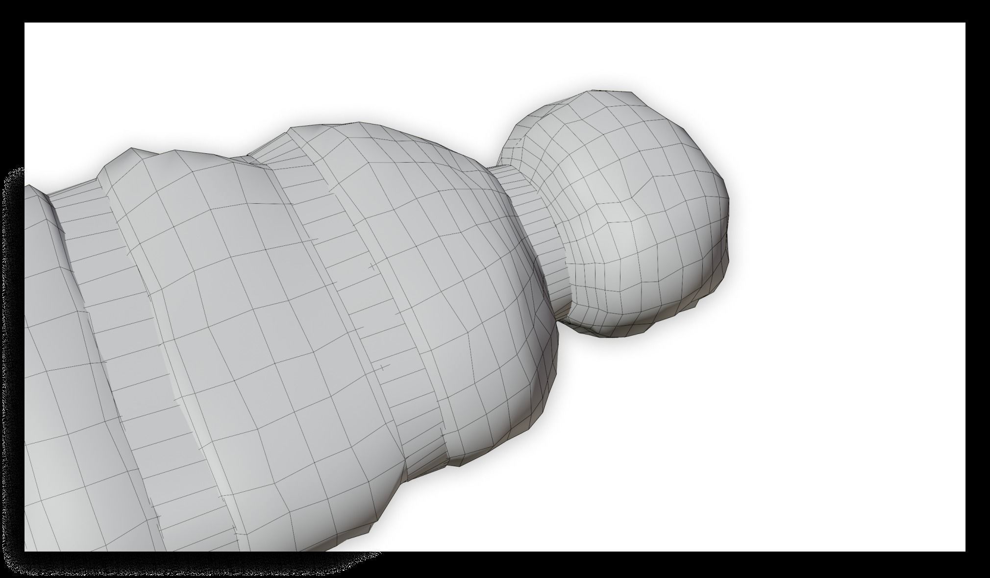 Dead body in the bag 3D model_4