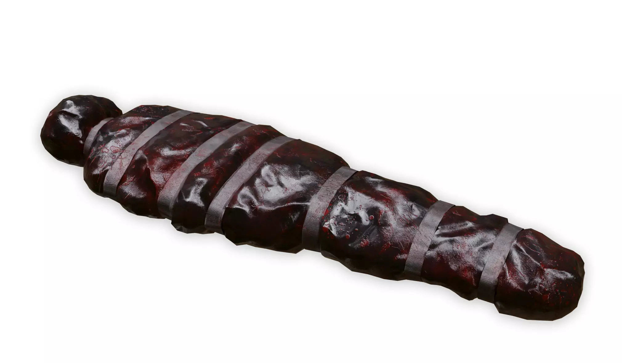 Dead body in the bag 3D model_0