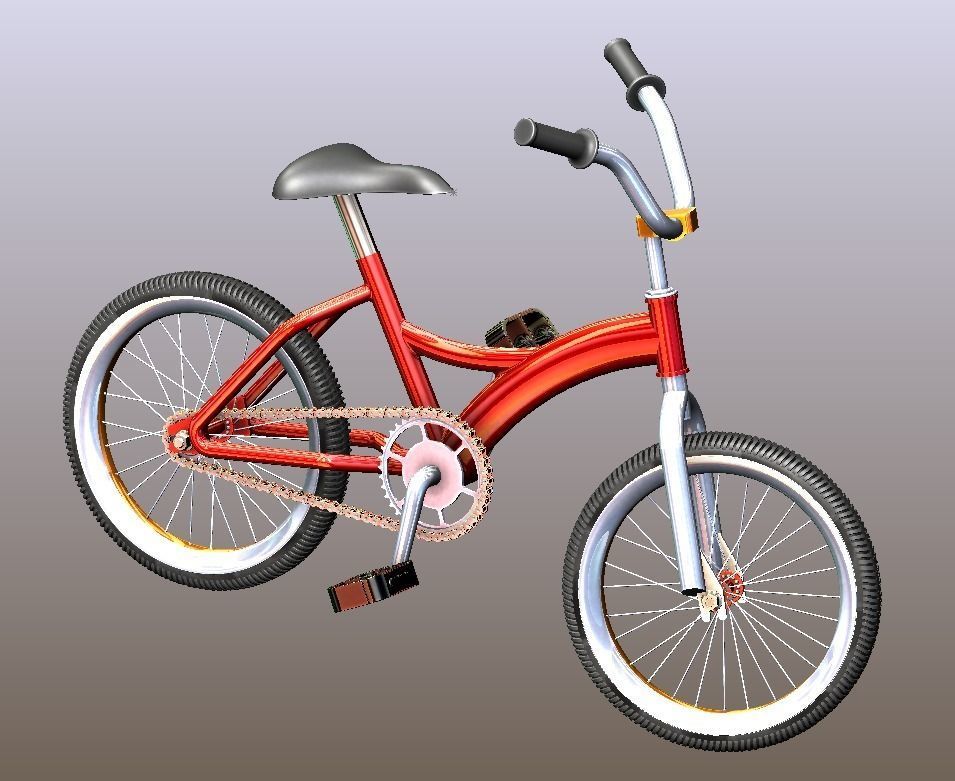 Bicycle 3D model_6