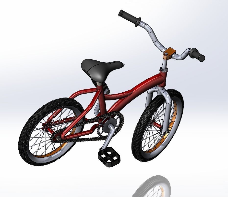 Bicycle 3D model_4