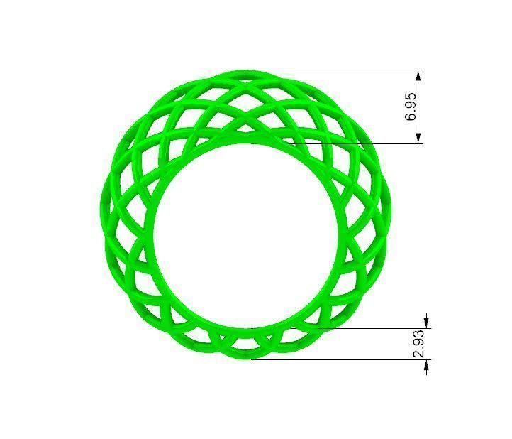 Wire ring 3D print model_13