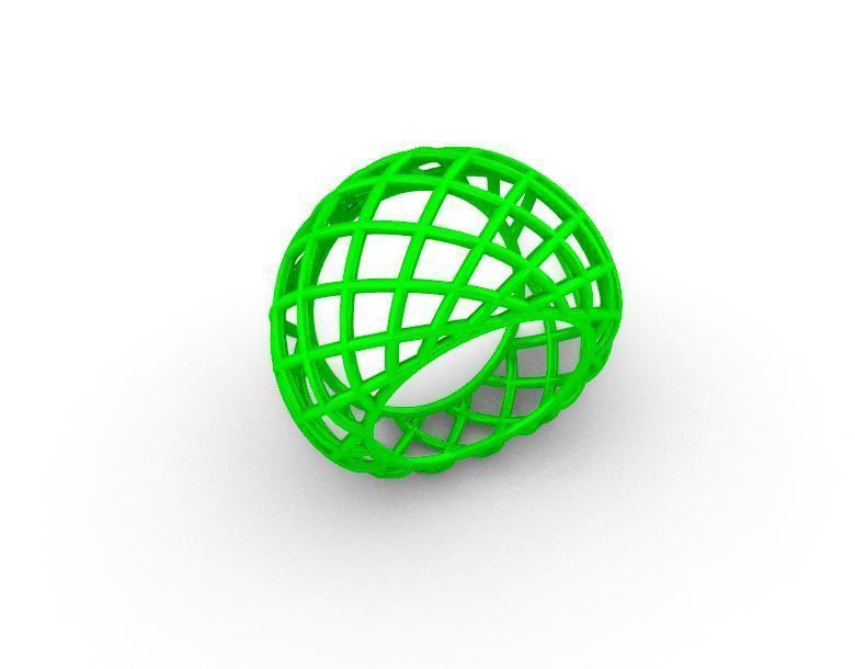 Wire ring 3D print model_15
