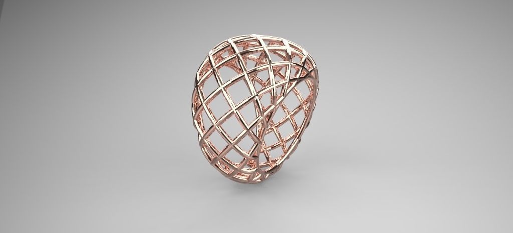 Wire ring 3D print model_2