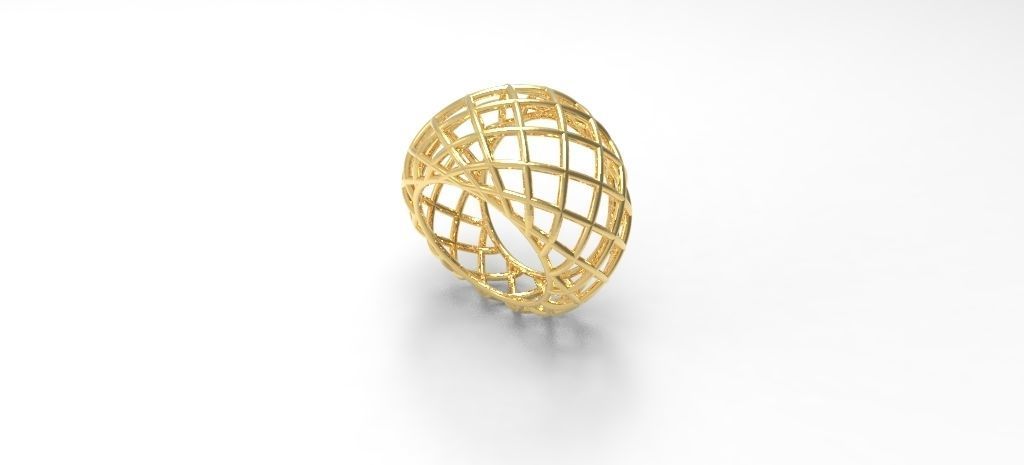 Wire ring 3D print model_3