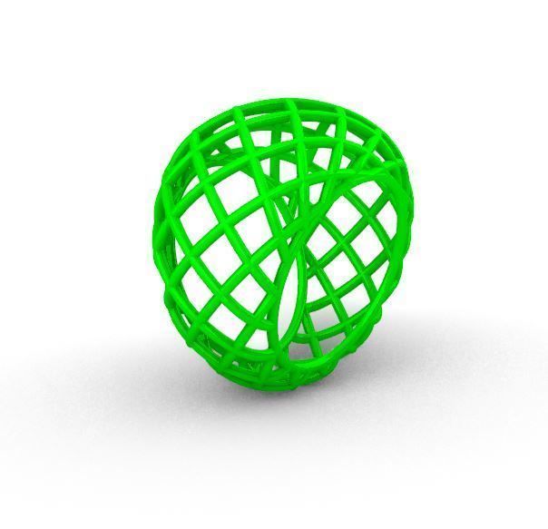 Wire ring 3D print model_16